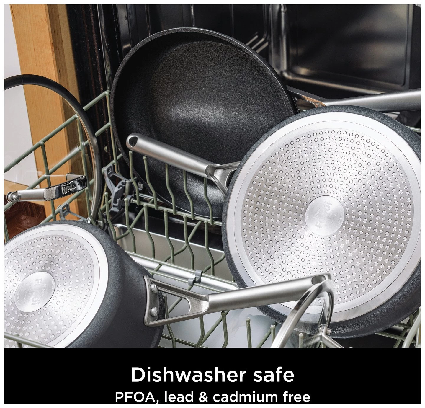 Ninja Zerostick Stackable 2 Piece Non Stick Pan Set - Image 6