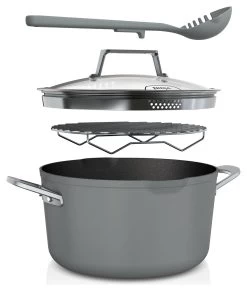Ninja Zerostick 30cm Non Stick Aluminium Possible Pot -Grey