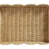 Habitat Scallop Woven Tray - Natural