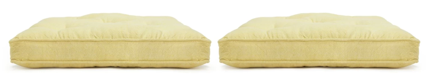 Habitat Pack Of 2 Woven Cushion Seat - Yellow - Image 4