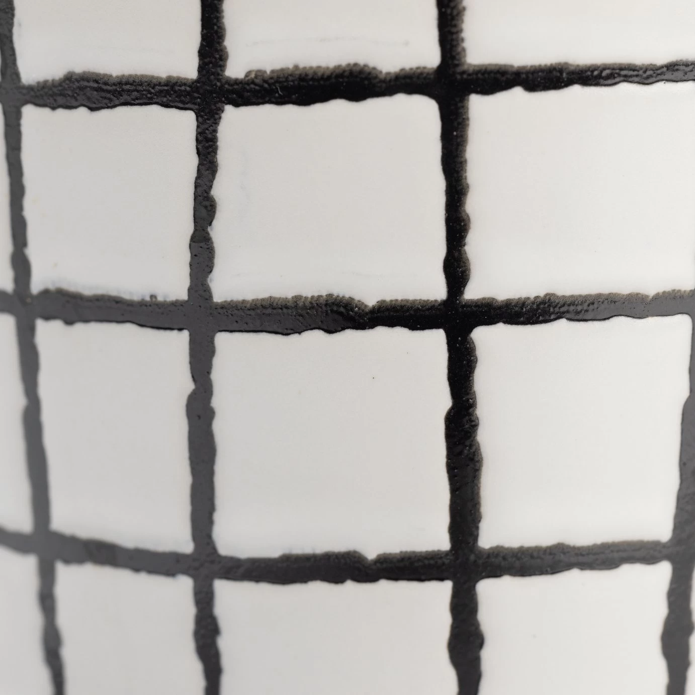 Habitat Grid Set Of 4 Mugs - White - Image 3