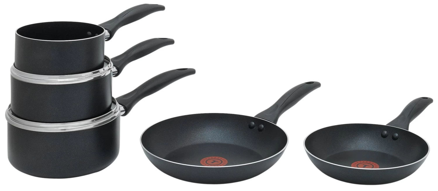 Tefal Everyday 5 Piece Non Stick Aluminium Pan Set