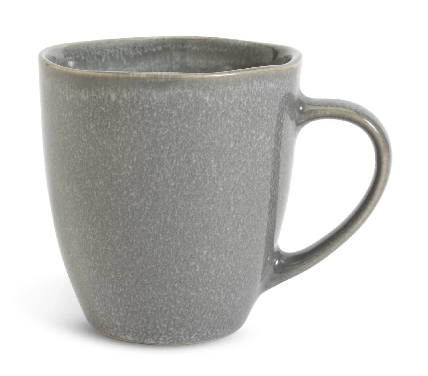 Habitat Set Of 4 Stoneware Mugs - Grey - Image 3