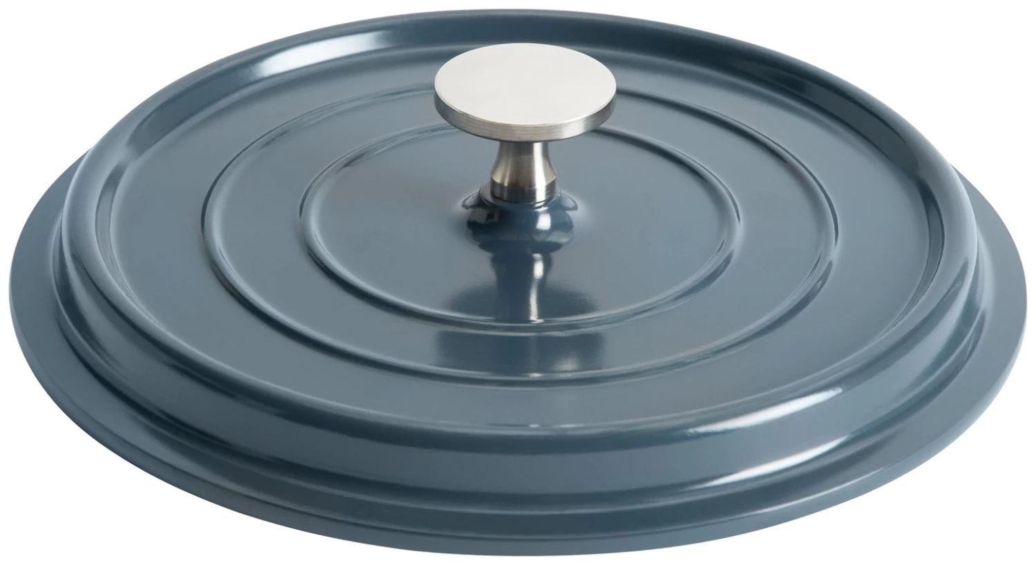 Habitat 2.4 Litre Non Stick Aluminium Casserole Dish - Blue - Image 3