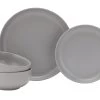 Habitat 12 Piece Stoneware Dinner Set - Matt Grey