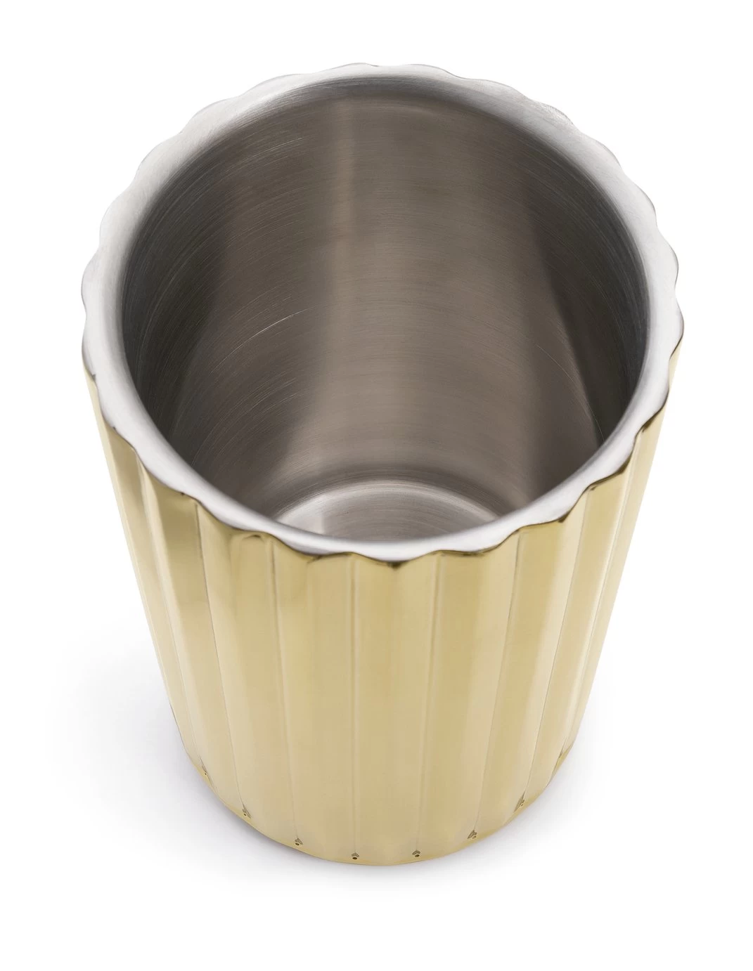 Habitat Gold Tone Wine Cooler - Image 3