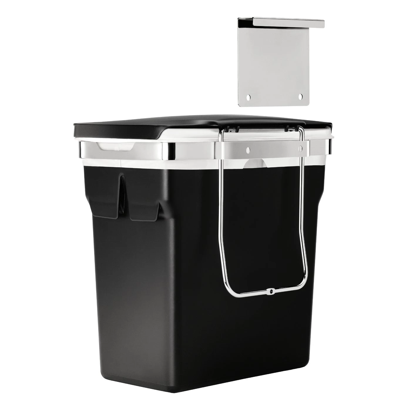 Simplehuman 10L In-Cabinet Cupboard Bin - Black - Image 5