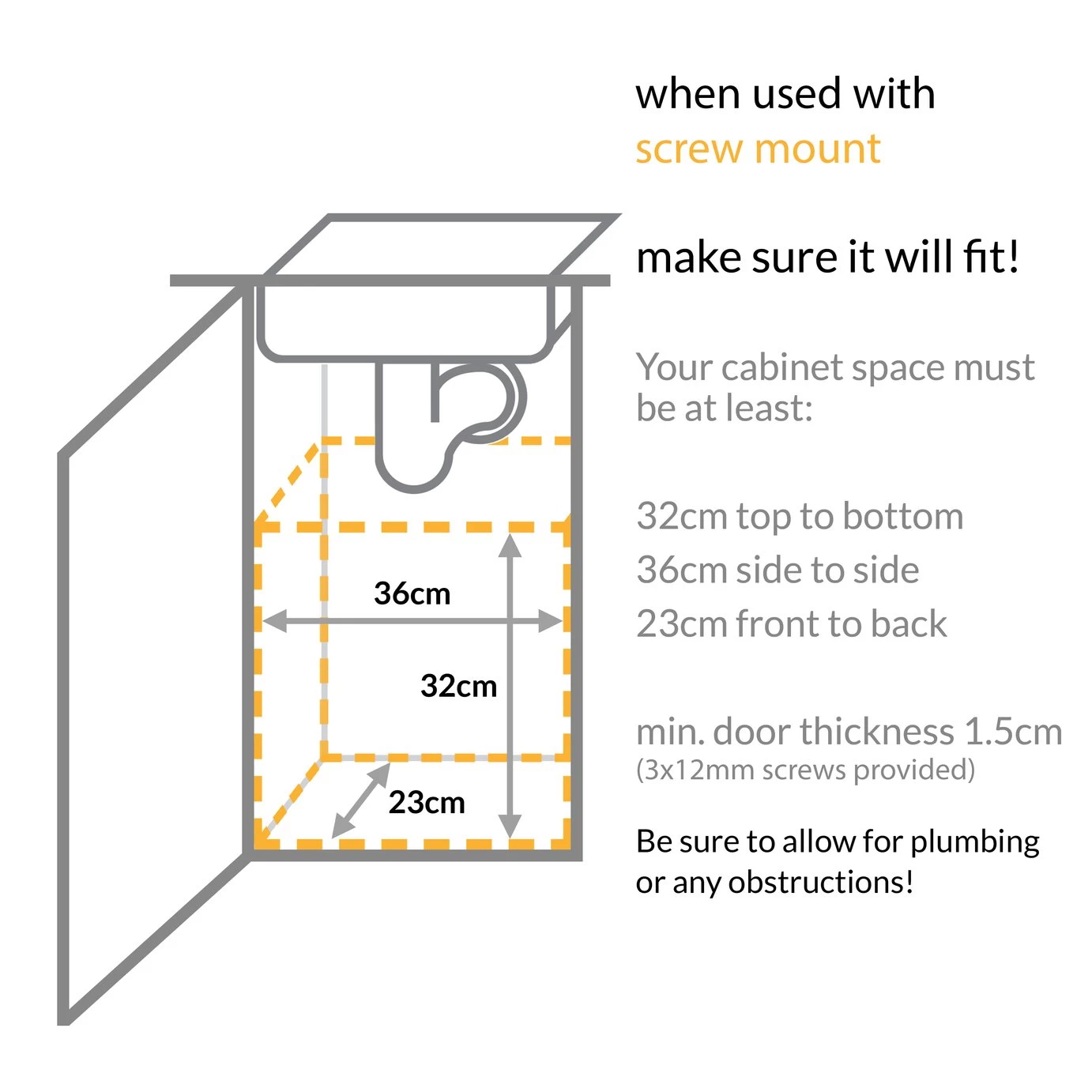 Simplehuman 10L In-Cabinet Cupboard Bin - Black - Image 7
