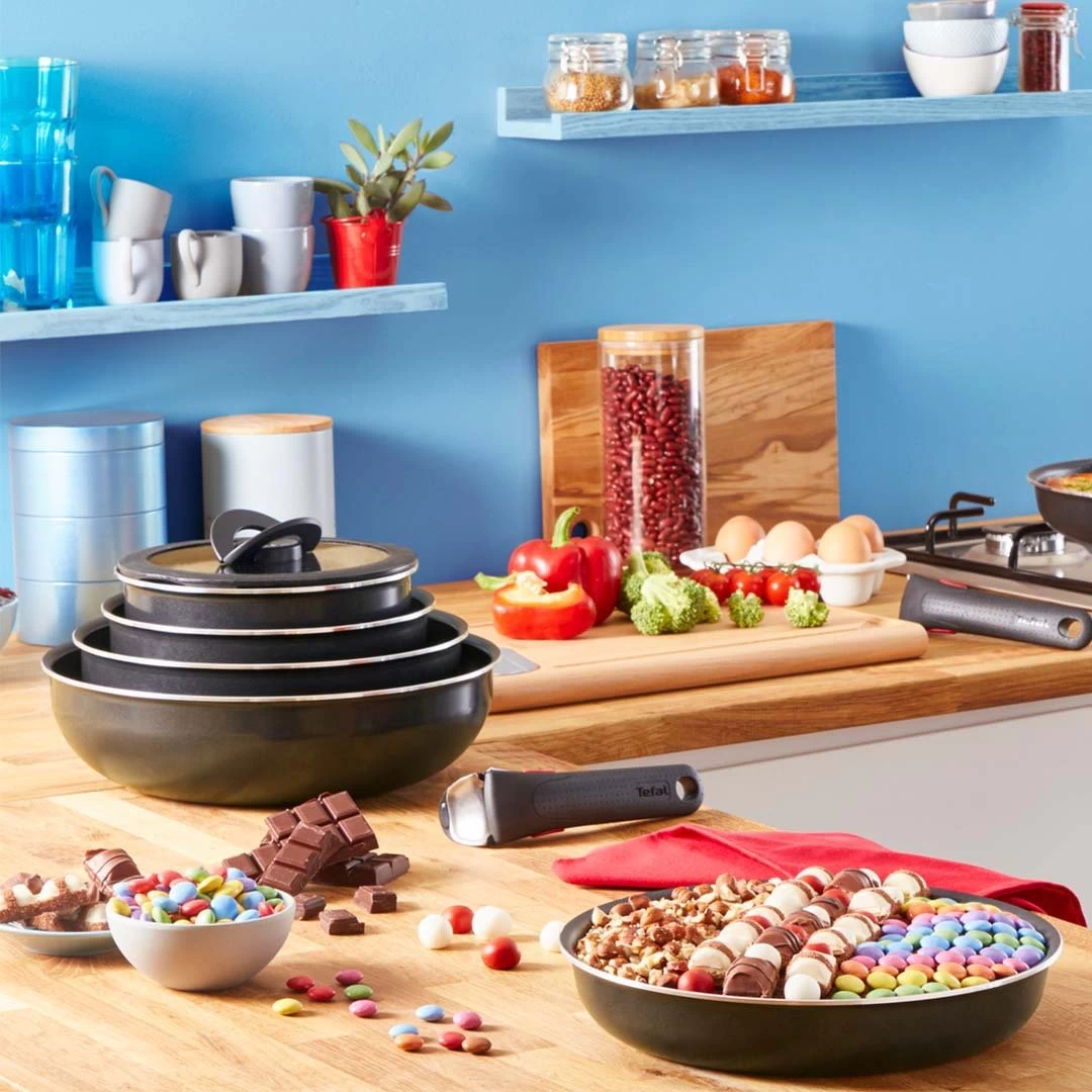 Tefal Ingenio Easy Cook 13 Piece Aluminium Pan Set - Image 2