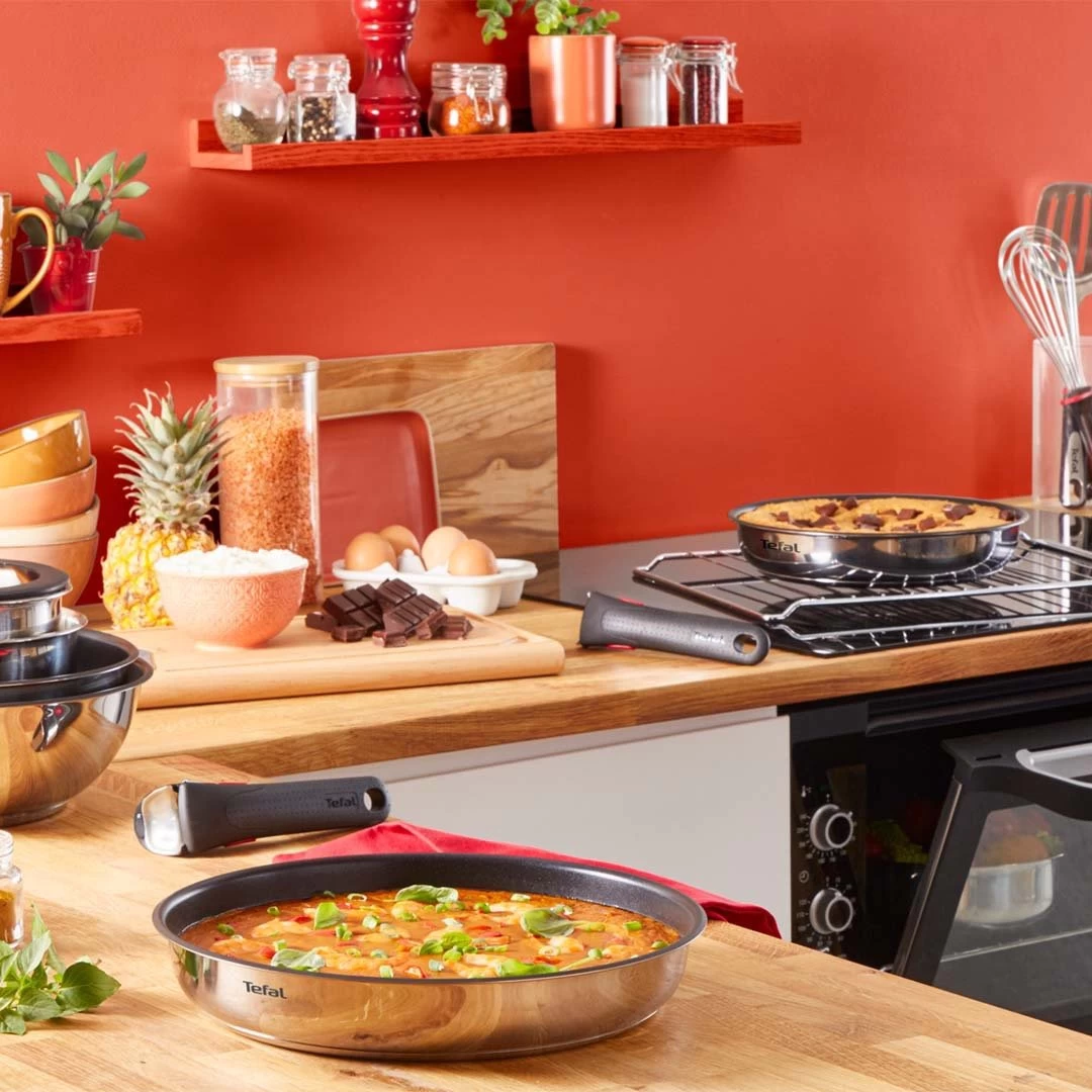 Tefal Ingenio Emotion 4 Piece Stainless Steel Pan Set - Image 7