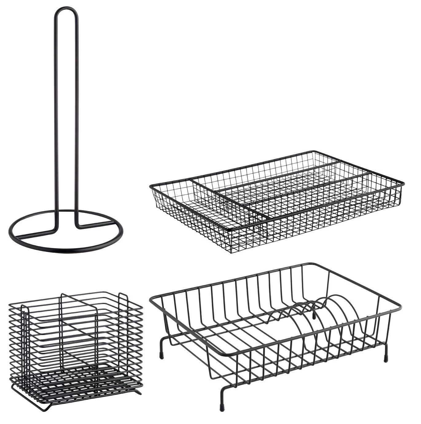 Habitat Nevin Metal Kitchen Equipment - Set Of 4