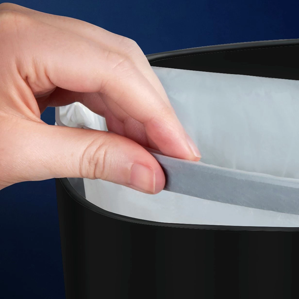 Tower 58L Sensor Bin - Rose Gold & Black - Image 4