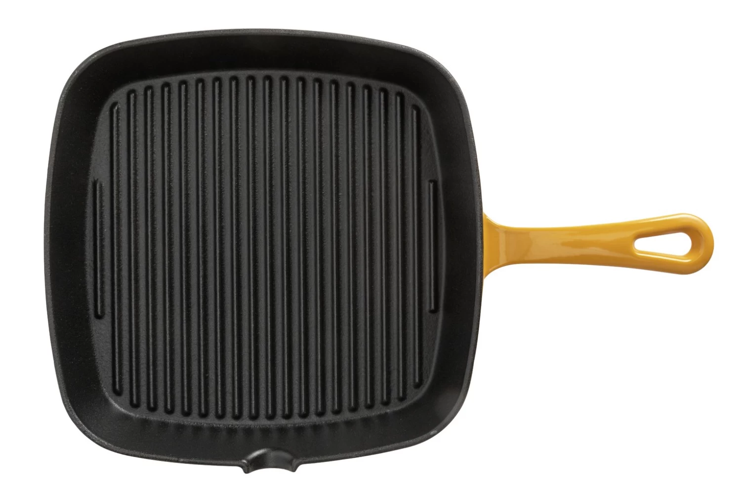 Habitat Global 23cm Cast Iron Griddle Pan - Yellow - Image 5