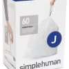 Simplehuman Code J Bin Liners - Pack 60