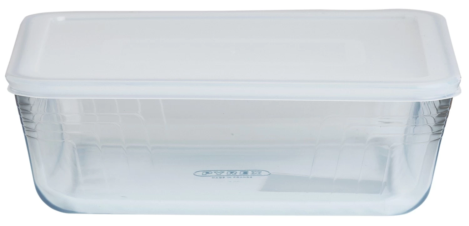 Pyrex Set Of 2 Glass Roasters With Plastic Storage Lids - Image 4