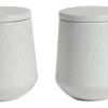 Habitat Addison 2 Piece Storage Canister - White