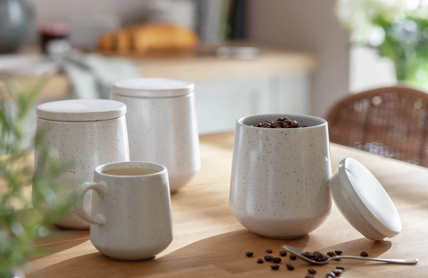 Habitat Addison 2 Piece Storage Canister - White - Image 2