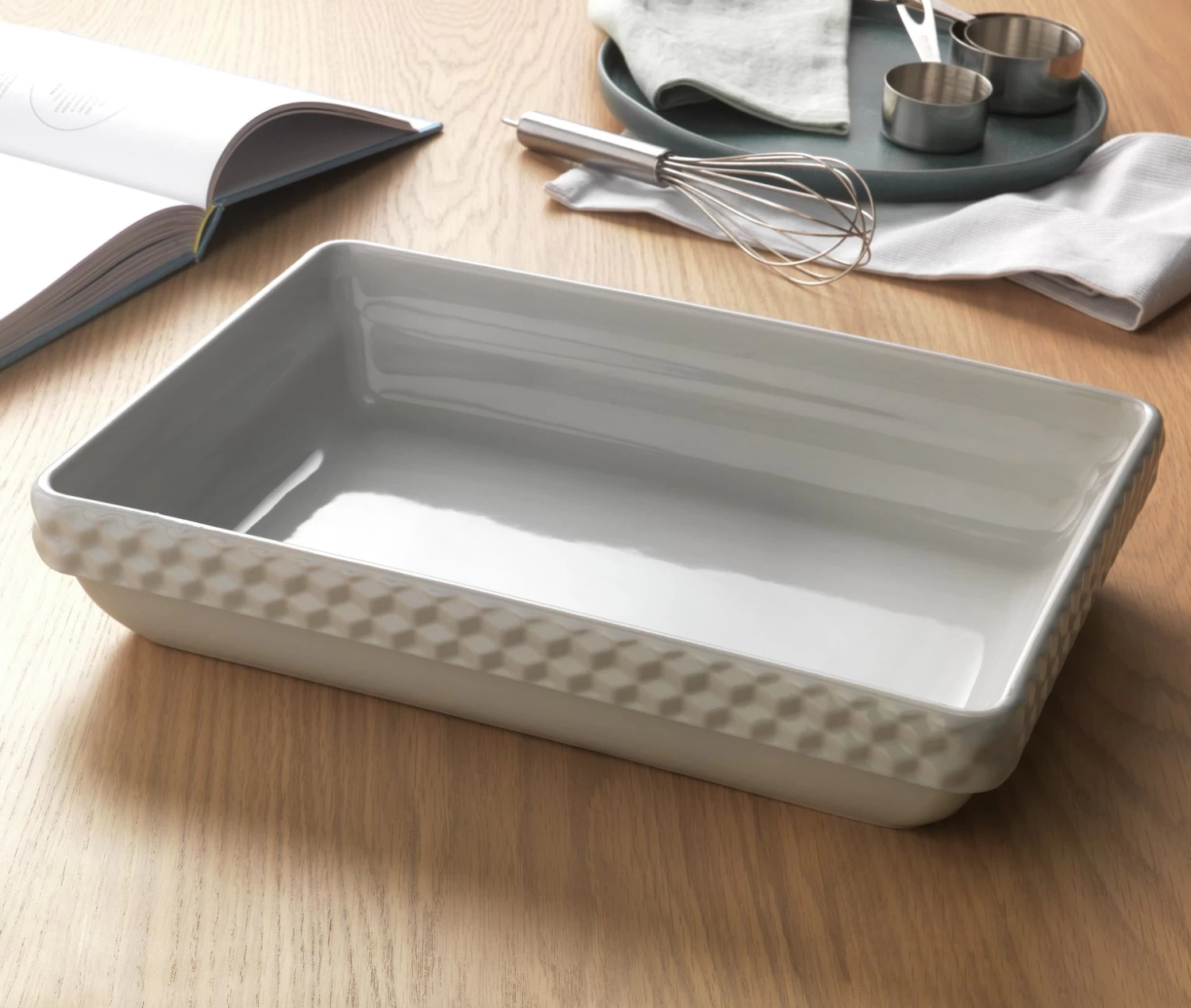 Habitat Ceramic Rectangular Stacking Roaster - Large - Image 5