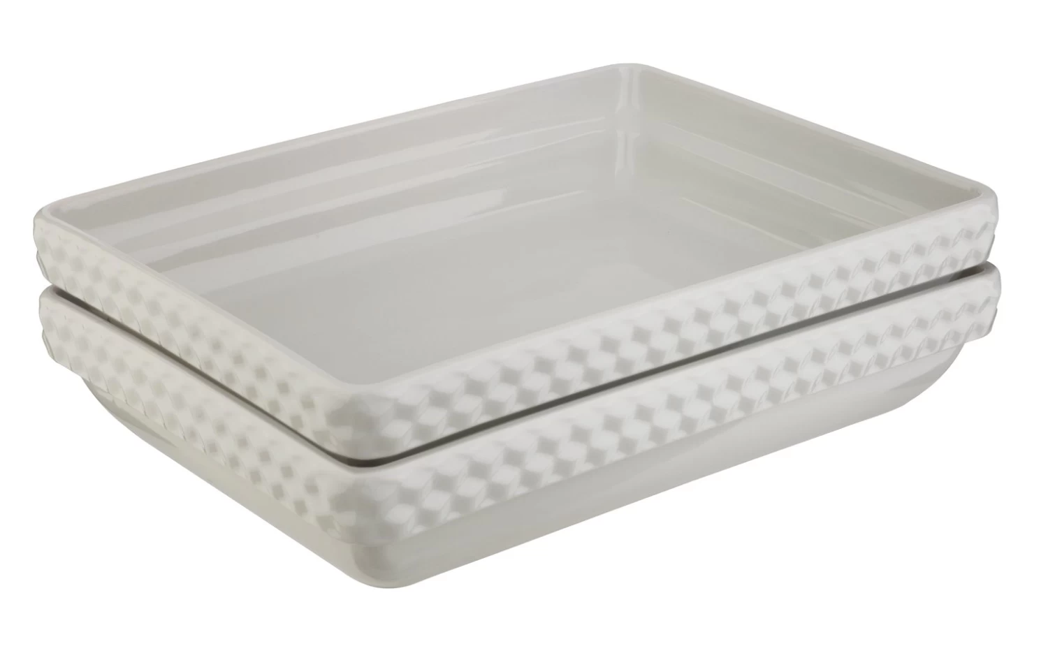 Habitat Ceramic Rectangular Stacking Roaster - Large - Image 4