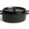 Habitat 3.6 Litre Cast Aluminium Casserole Dish - Black