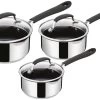 Tefal Jamie Oliver 3 Piece Non Stick Saucepan Set