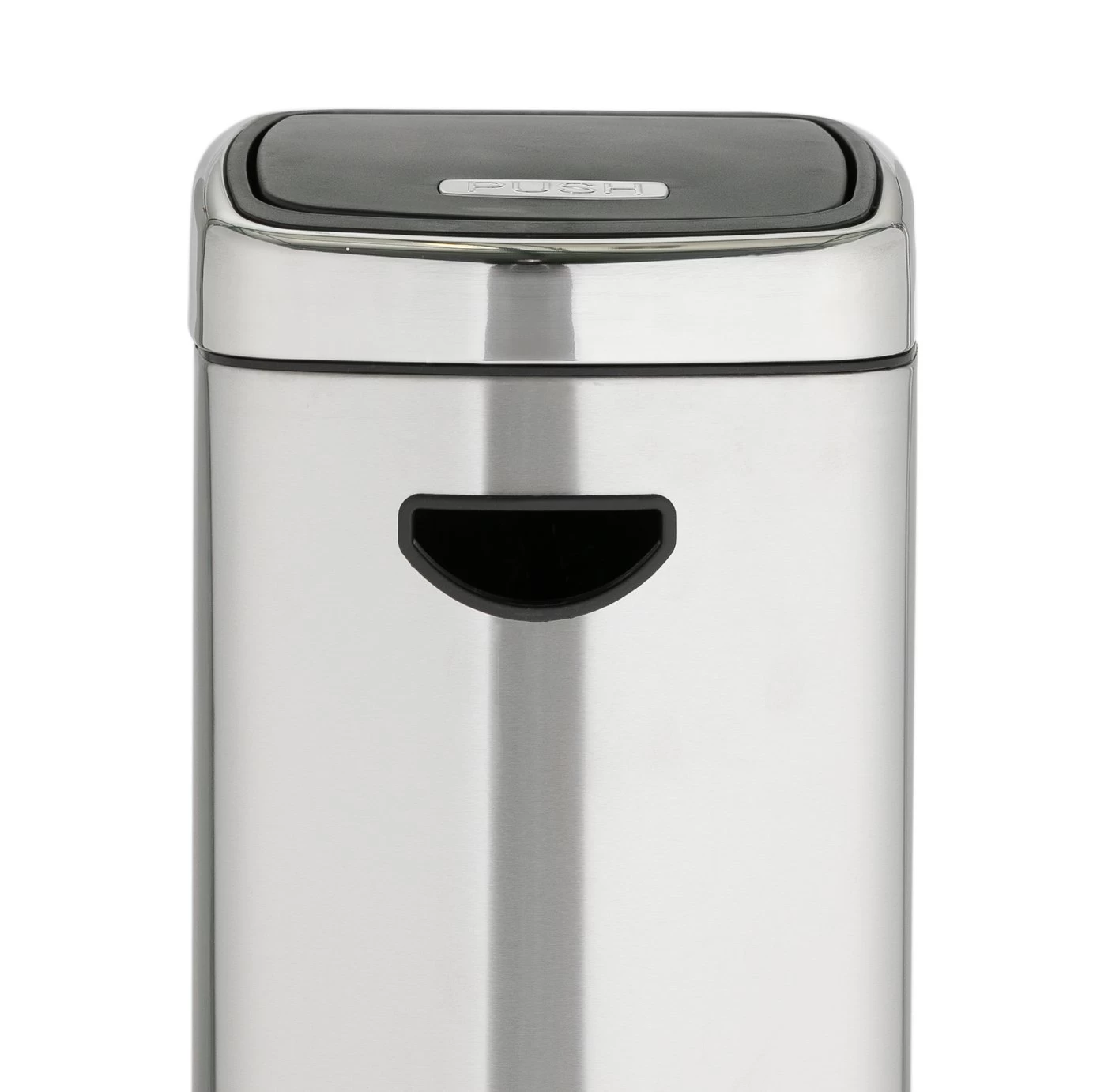Habitat 30 Litre Square Touch Top Bin - Silver - Image 5