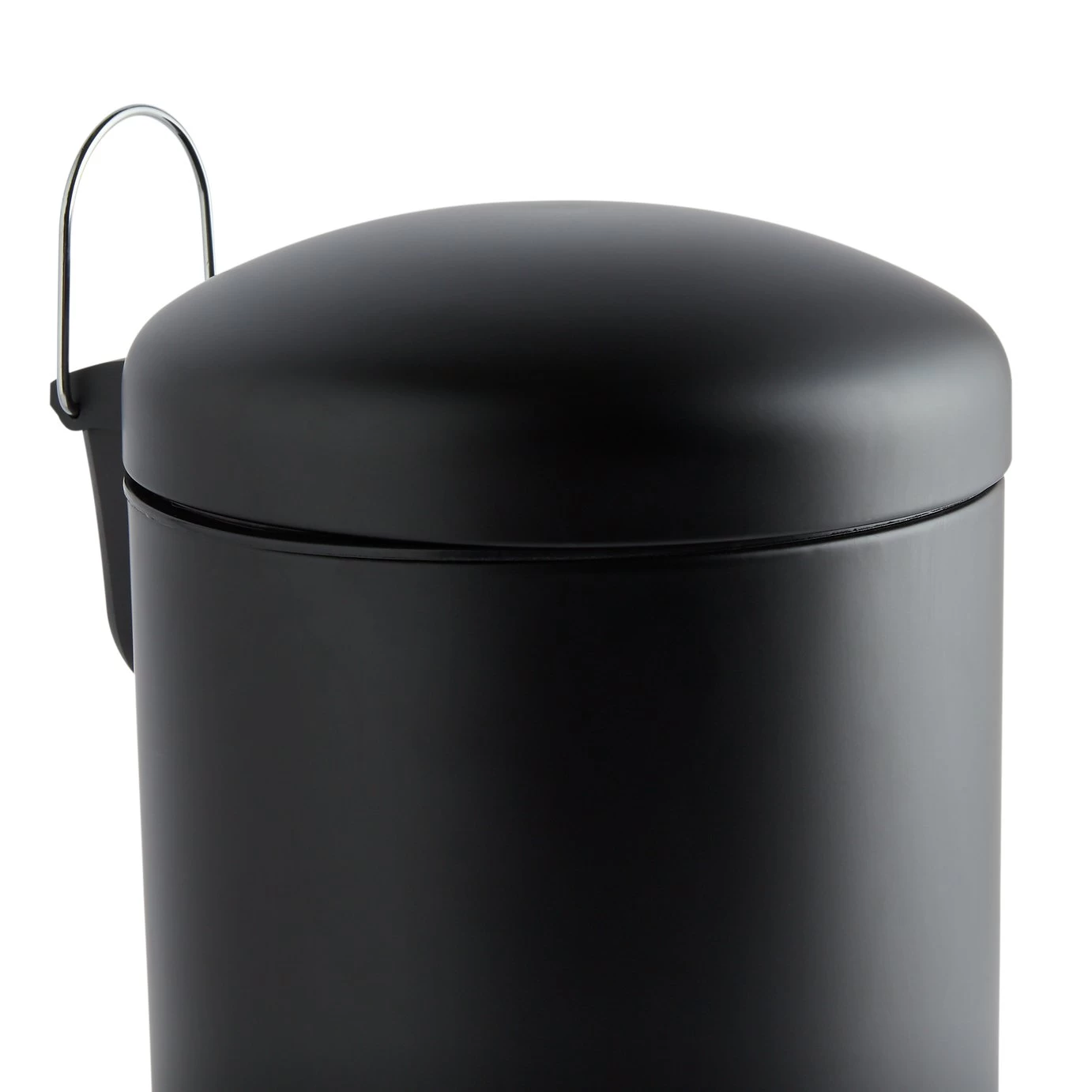 Habitat 12 Litre Domed Pedal Bin - Black - Image 5