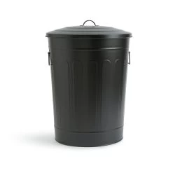 Habitat 49 Litre Trash Can Bin - Black