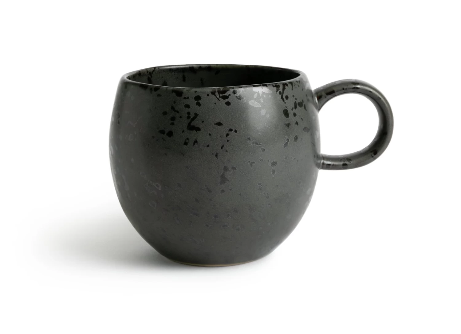Habitat Set Of 4 Preto Stoneware Mugs - Image 3