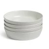 Habitat Addison 4 Piece Stoneware Pasta Bowl - White