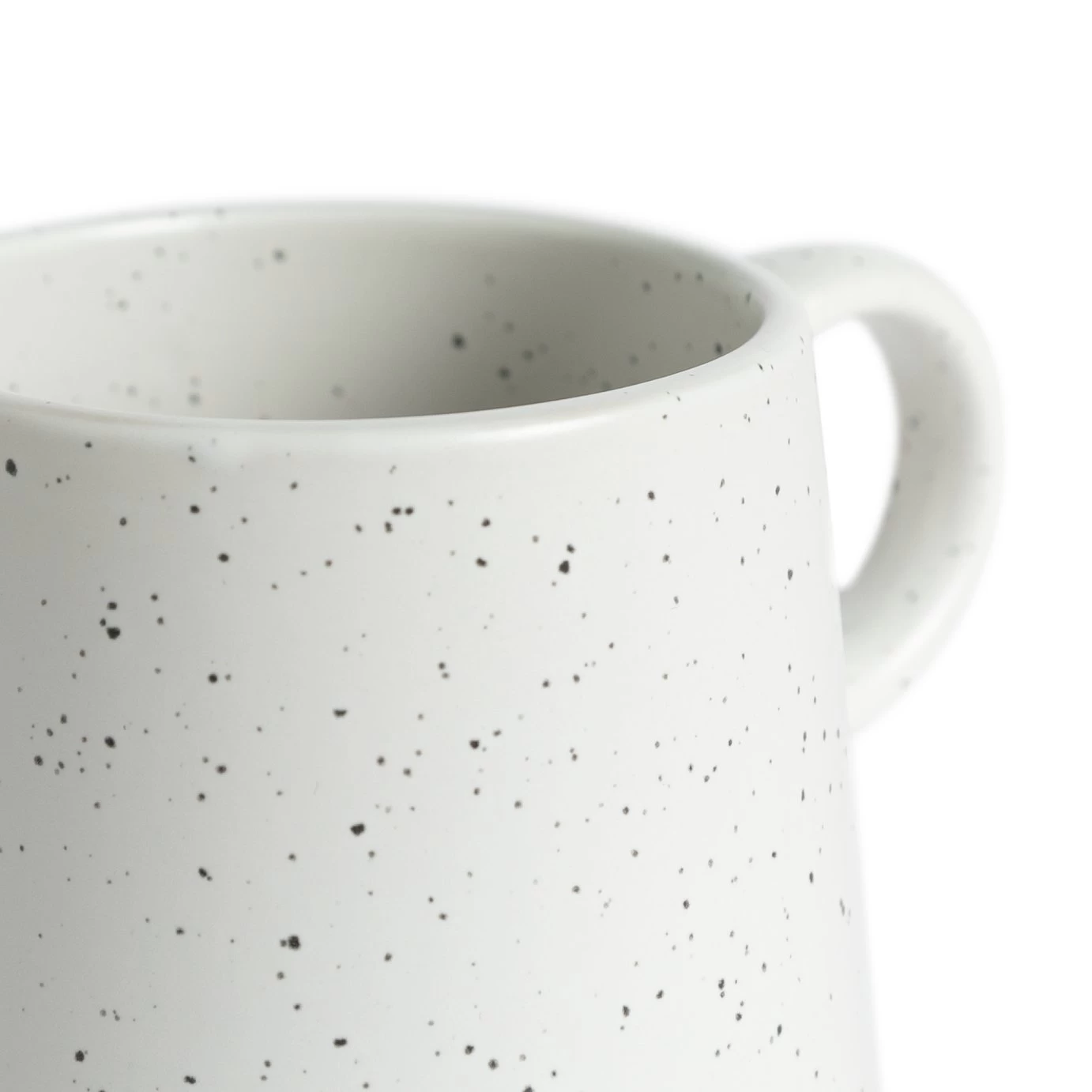Habitat Addison Set Of 4 Speckled Mugs - White - Image 3
