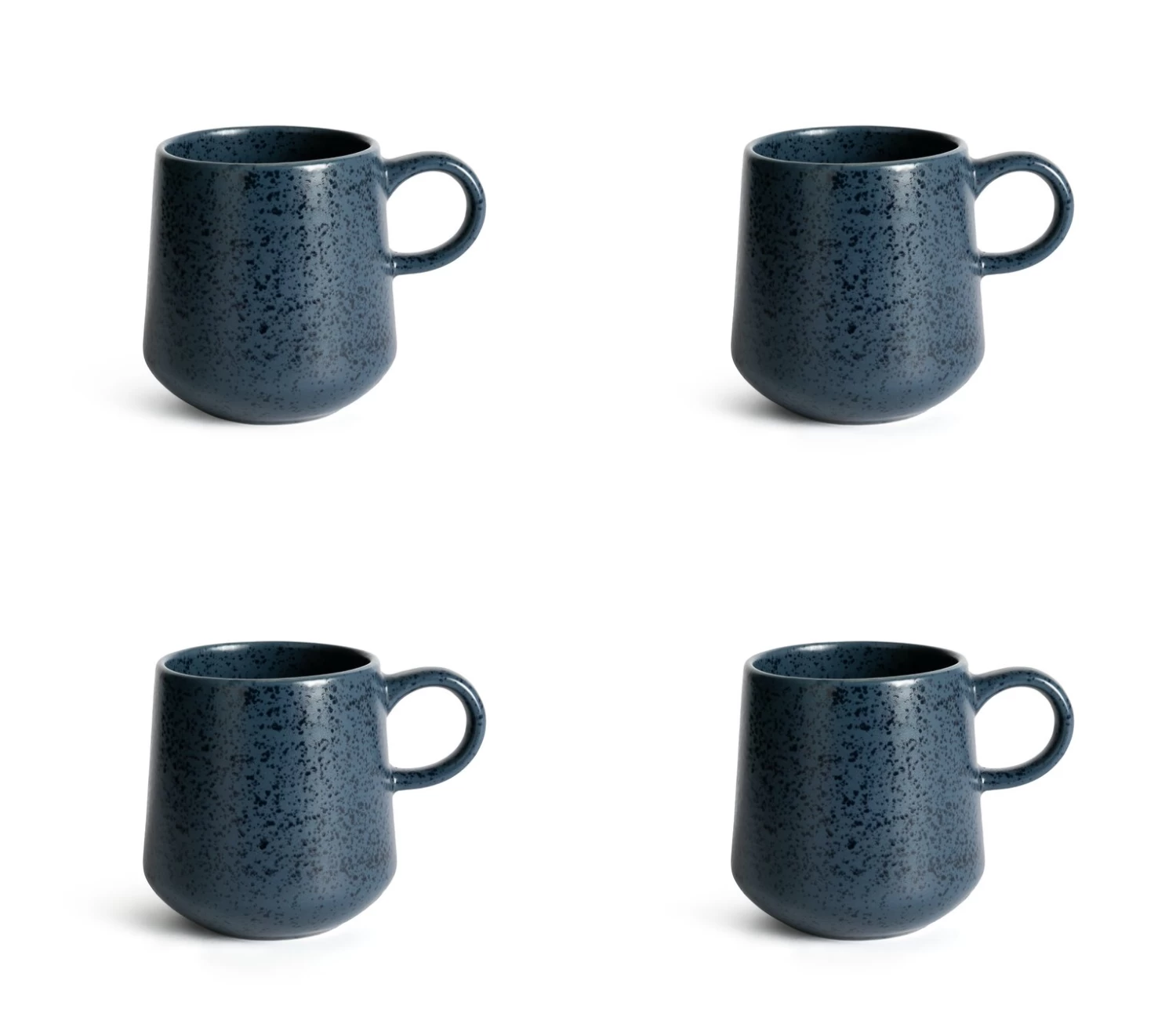 Habitat Addison Set Of 4 Mugs - Blue
