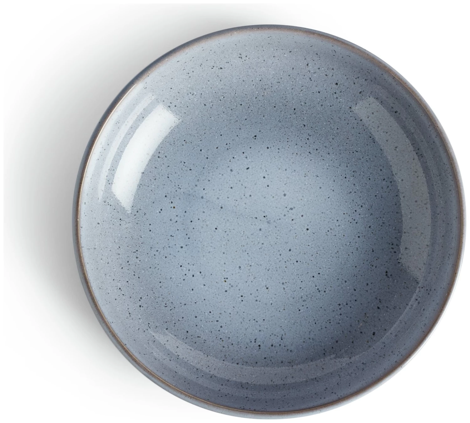Habitat Evora 4 Piece Stoneware Pasta Bowls - Blue - Image 3