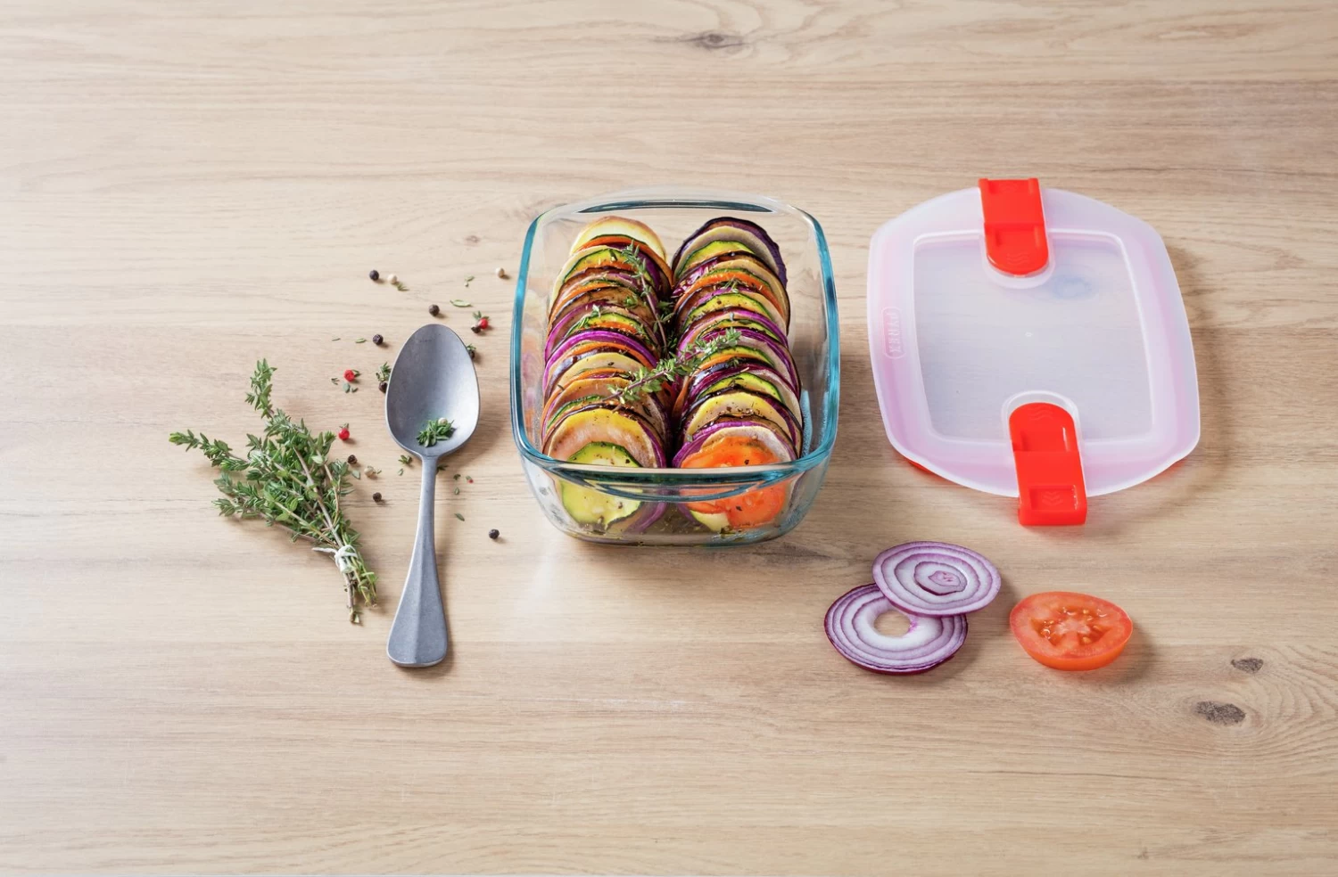 Pyrex Cook & Heat 2 Piece Rectangular Glass Dish Set - Image 4