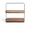Habitat Industrial Two Tier Wooden Serving Platter