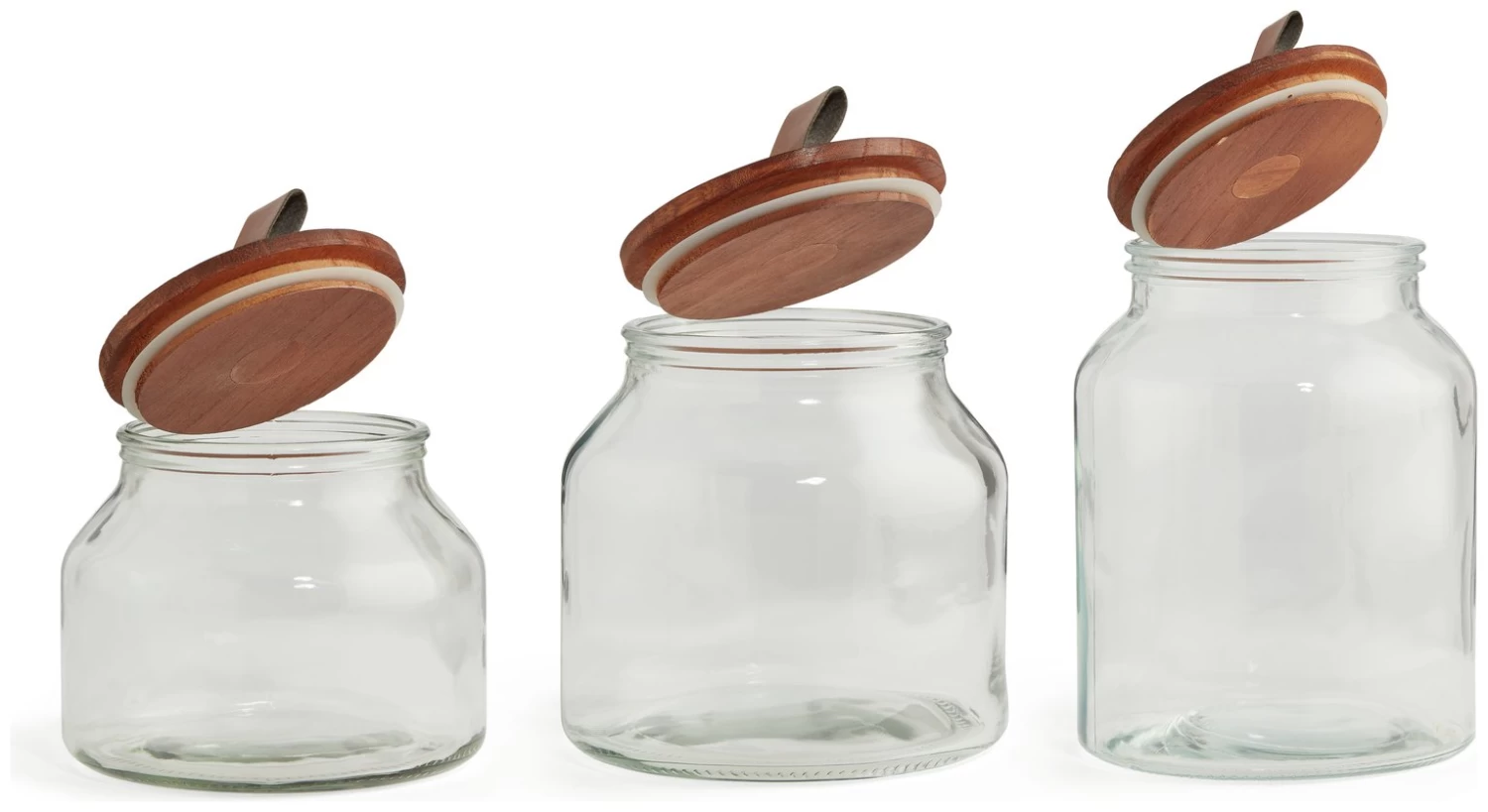 Habitat Set Of 3 Glass Jar Set - Image 2