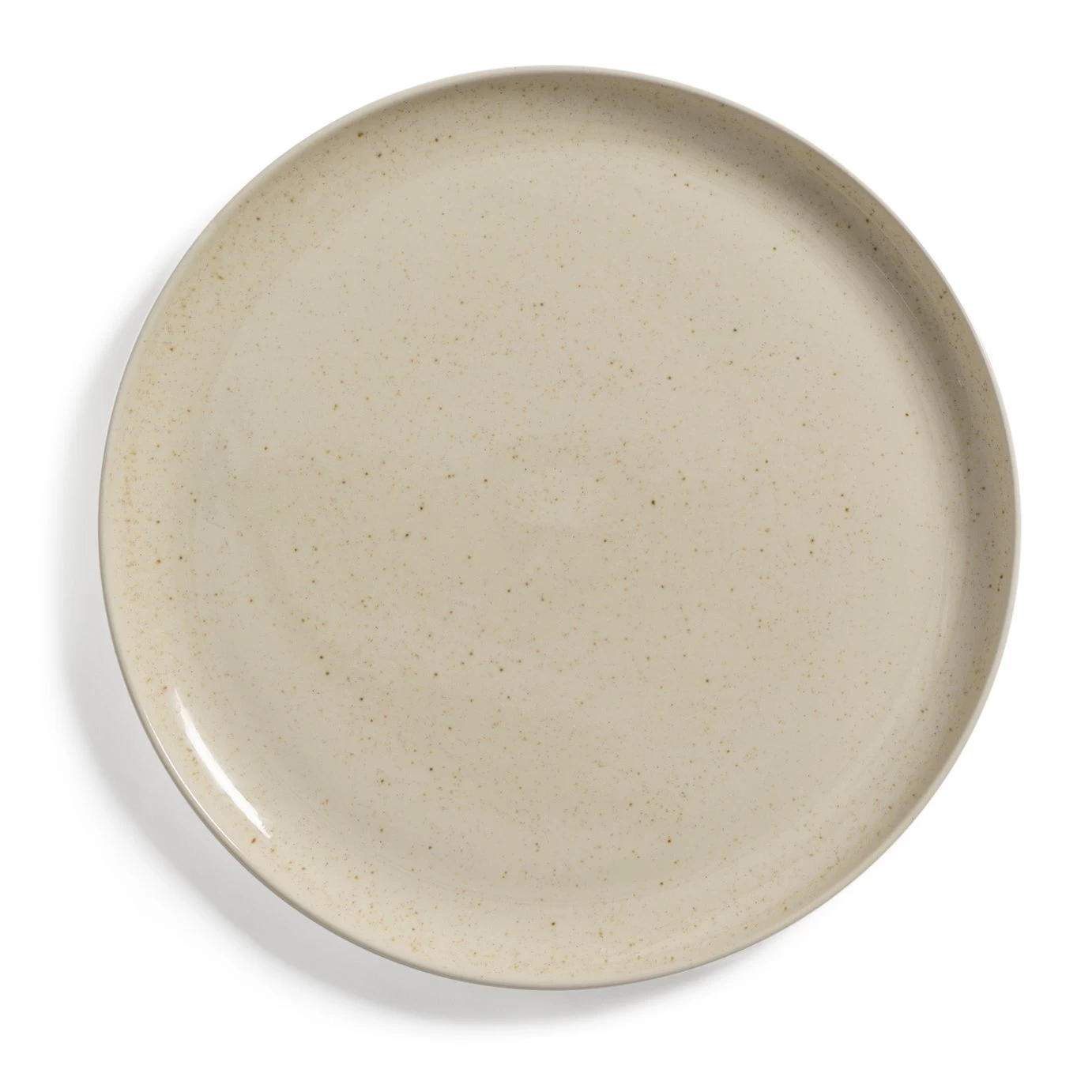 Habitat Evora 4 Piece Stoneware Dinner Plate - Natural - Image 4