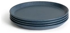Habitat Addison 4 Piece Stoneware Side Plate - Blue