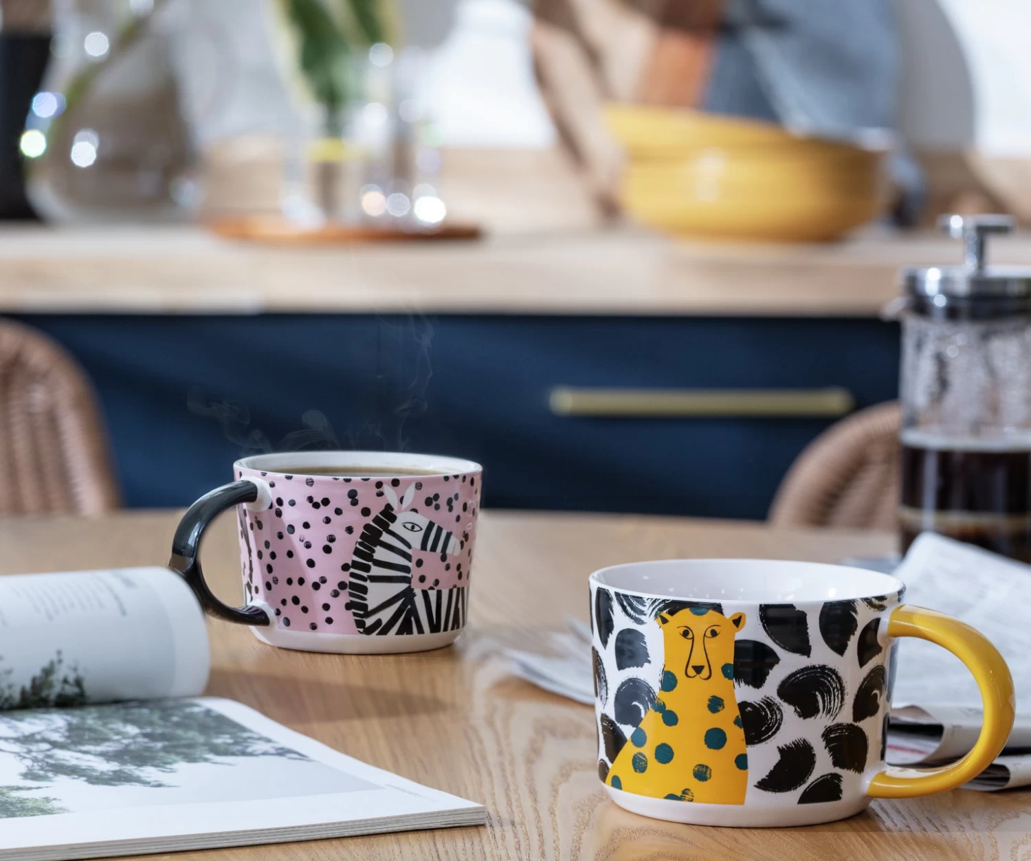 Habitat Global Set Of 4 Decal Mug Set - Image 2