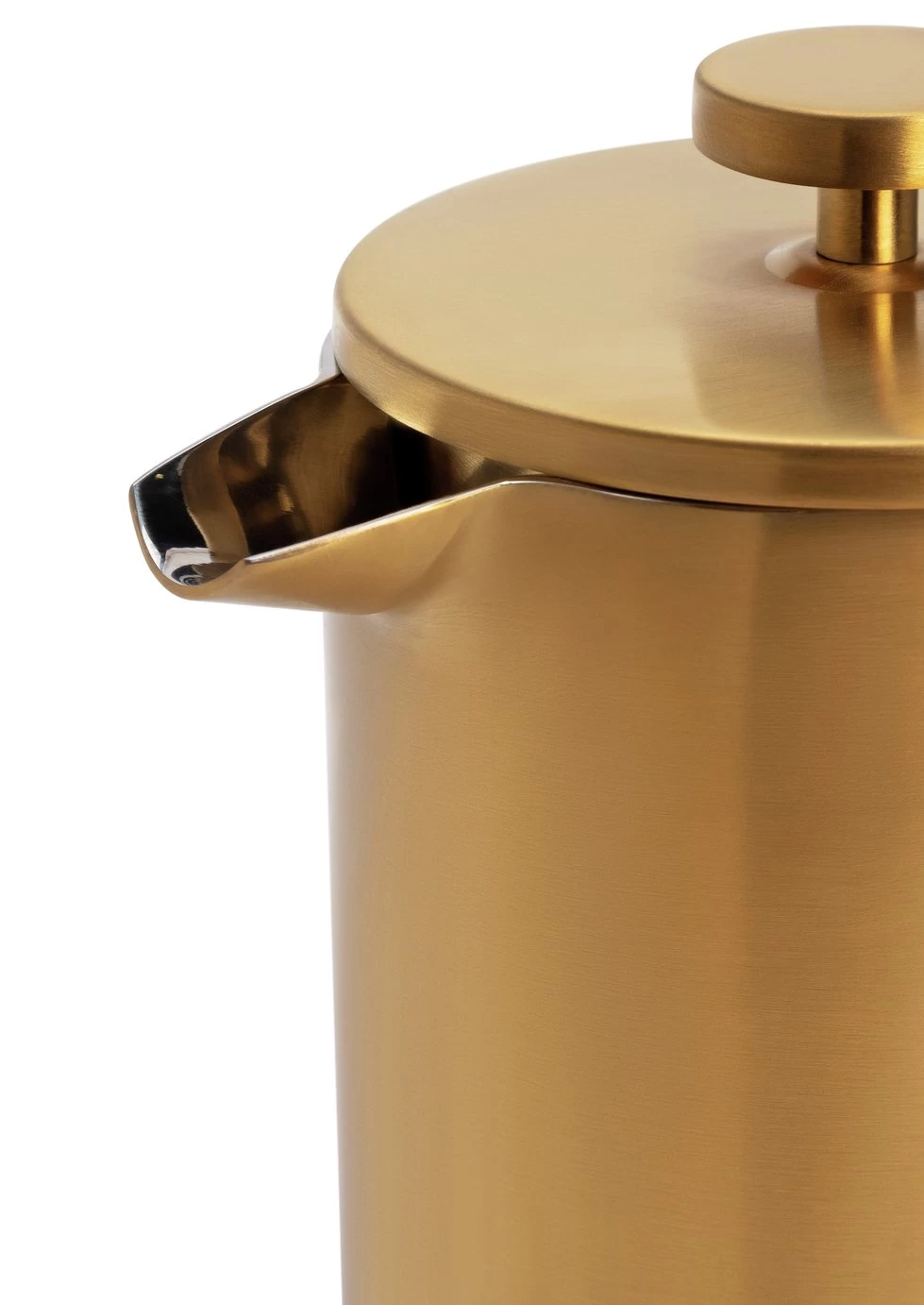 Habitat Double Walled 8 Cup Cafetiere - Gold - Image 4