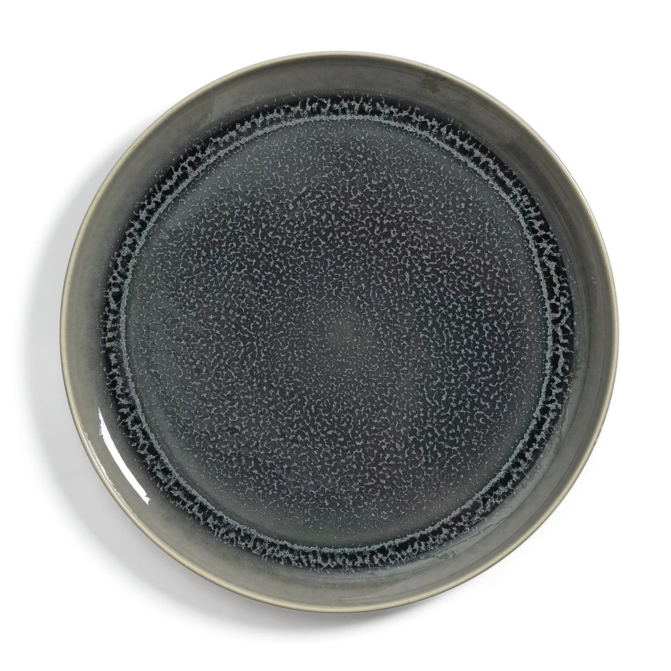 Habitat Evora 4 Piece Stoneware Dinner Plate - Green - Image 4