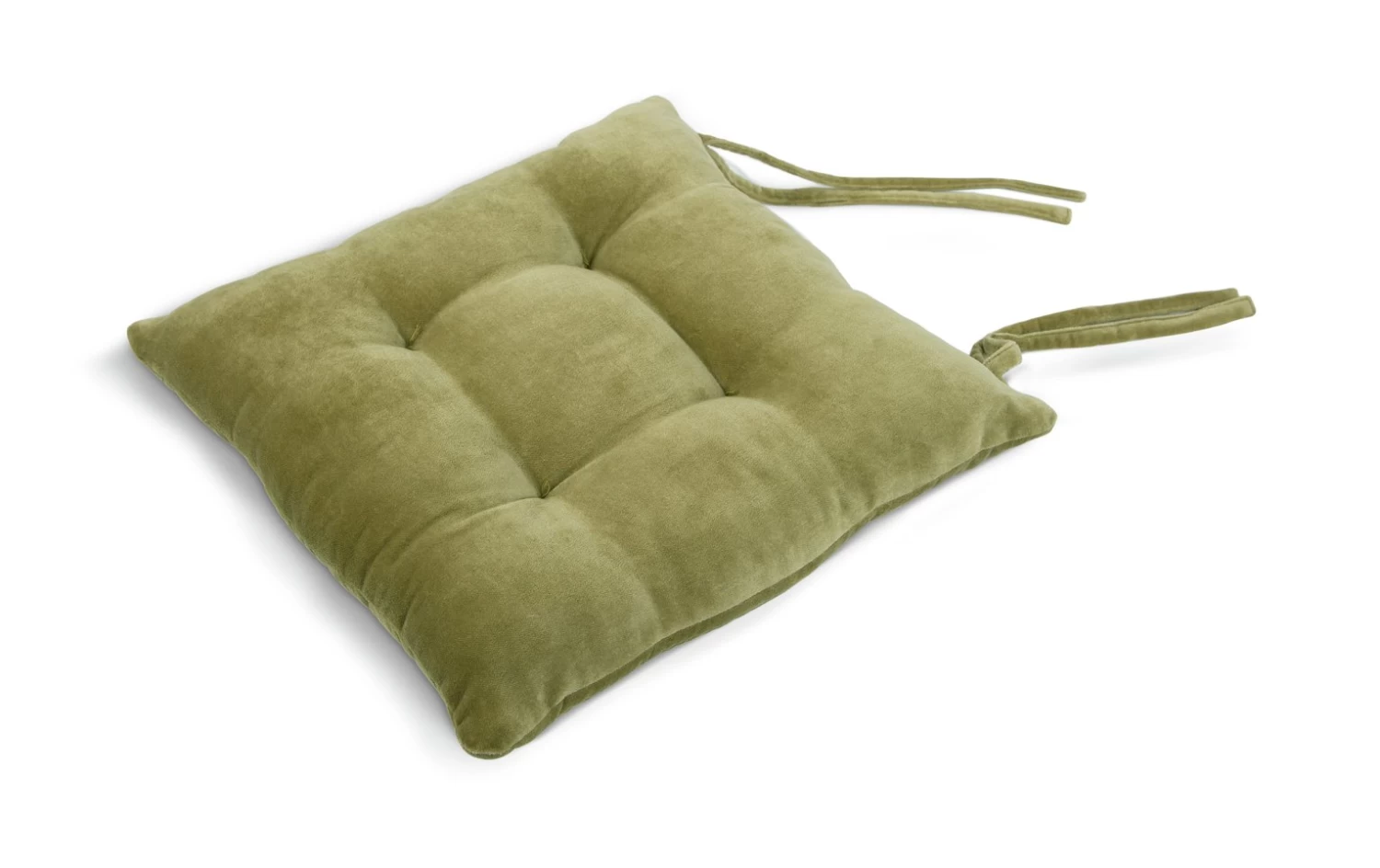 Habitat Citrine Pack Of 2 Seat Cushions - Olive Green - Image 3