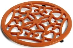 Habitat Cast Iron Trivet - Orange