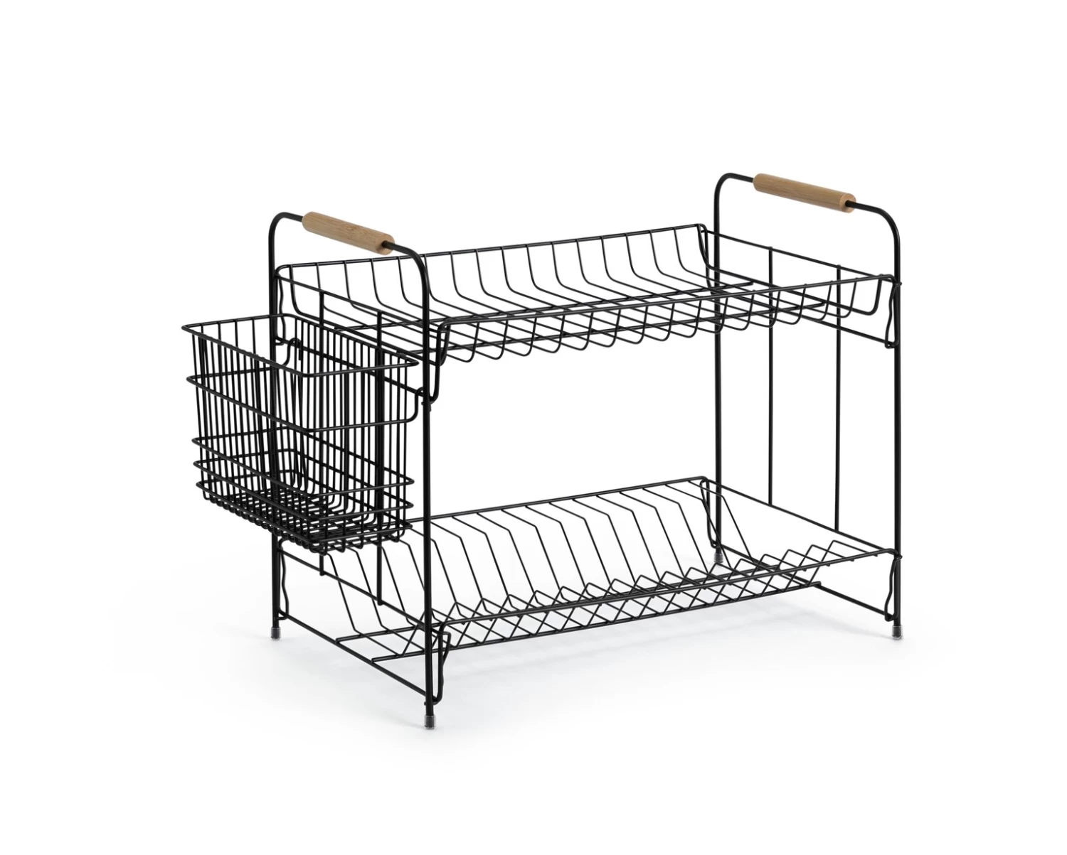 Habitat Industrial Wire Dish Drainer - Black - Image 3