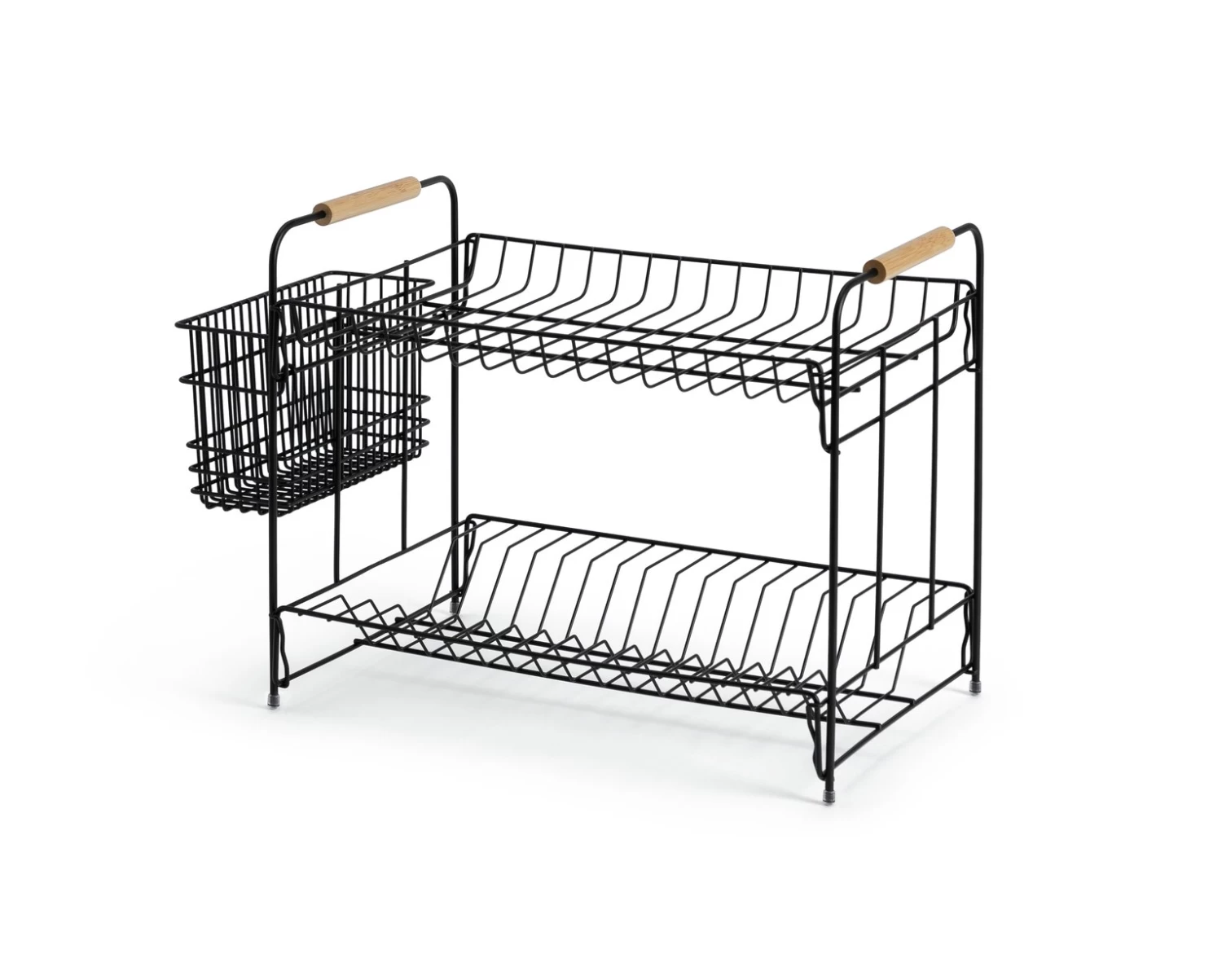 Habitat Industrial Wire Dish Drainer - Black - Image 4