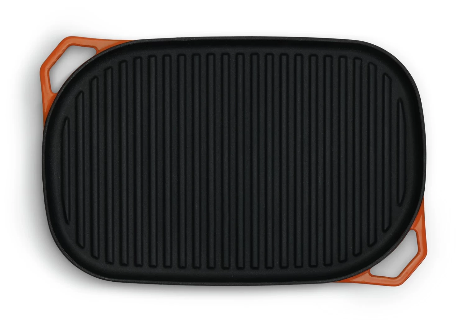 Habitat Large Cast Iron Grill Pan - Orange - Image 5