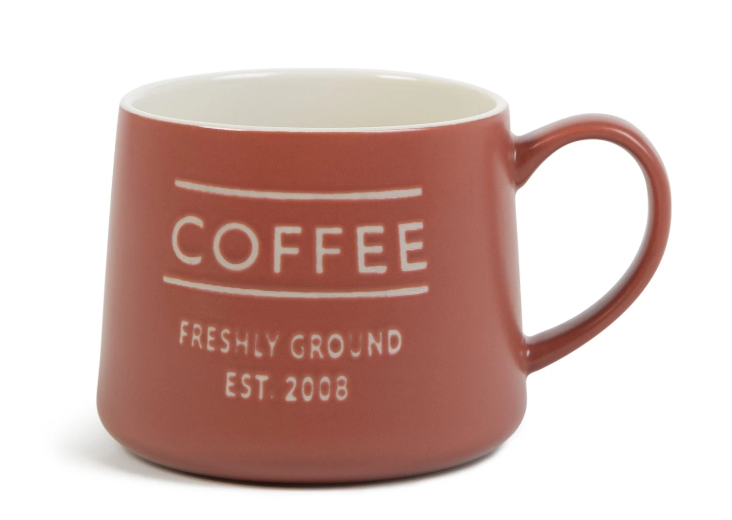 Habitat Set Of 4 Tea & Coffee Slogan Mugs - Image 4