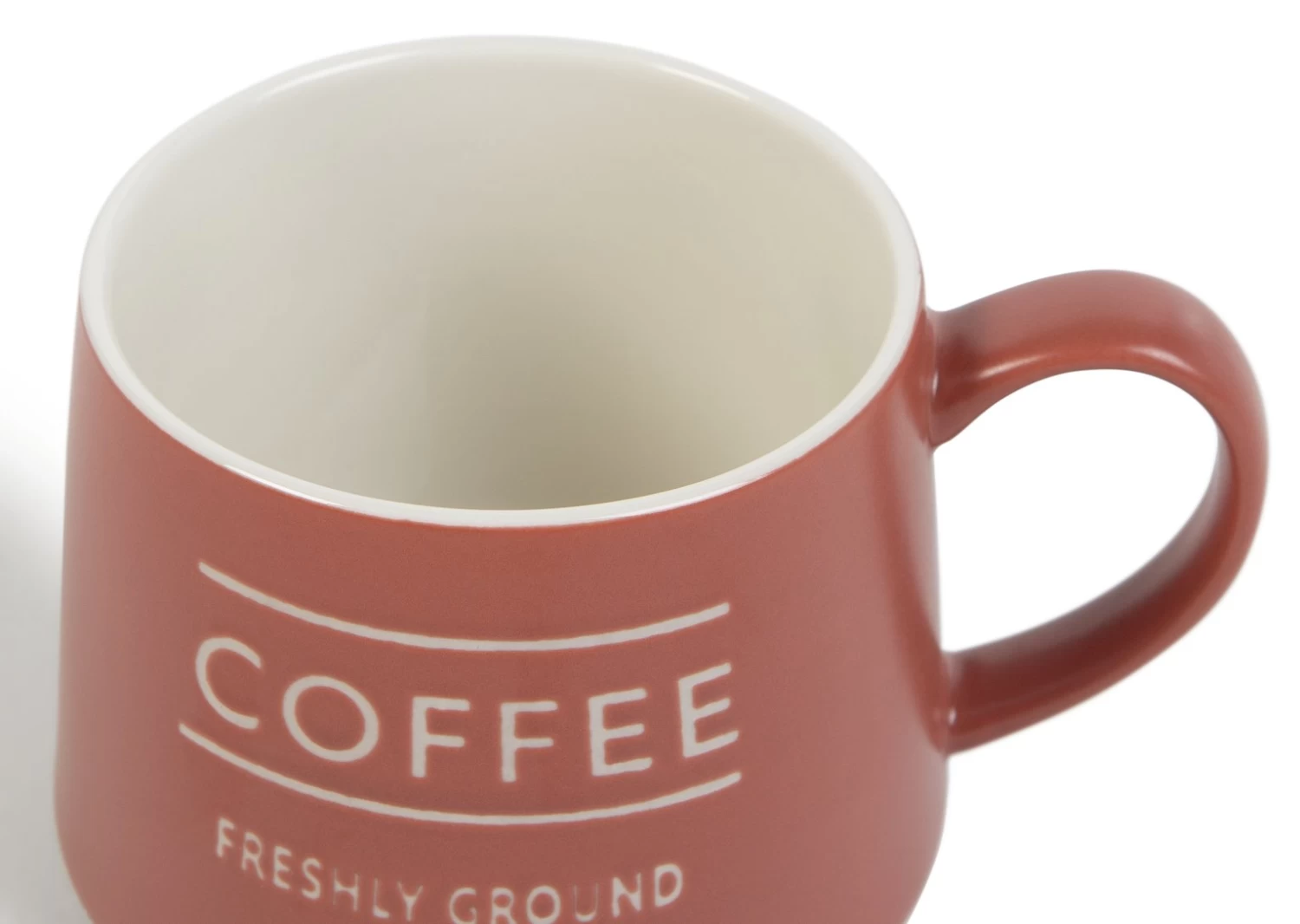 Habitat Set Of 4 Tea & Coffee Slogan Mugs - Image 5