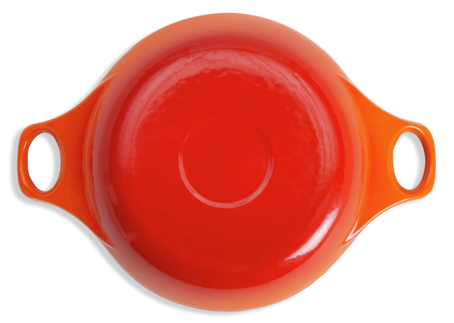 Habitat 20cm Round Cast Iron Oven Dish - Orange - Image 4