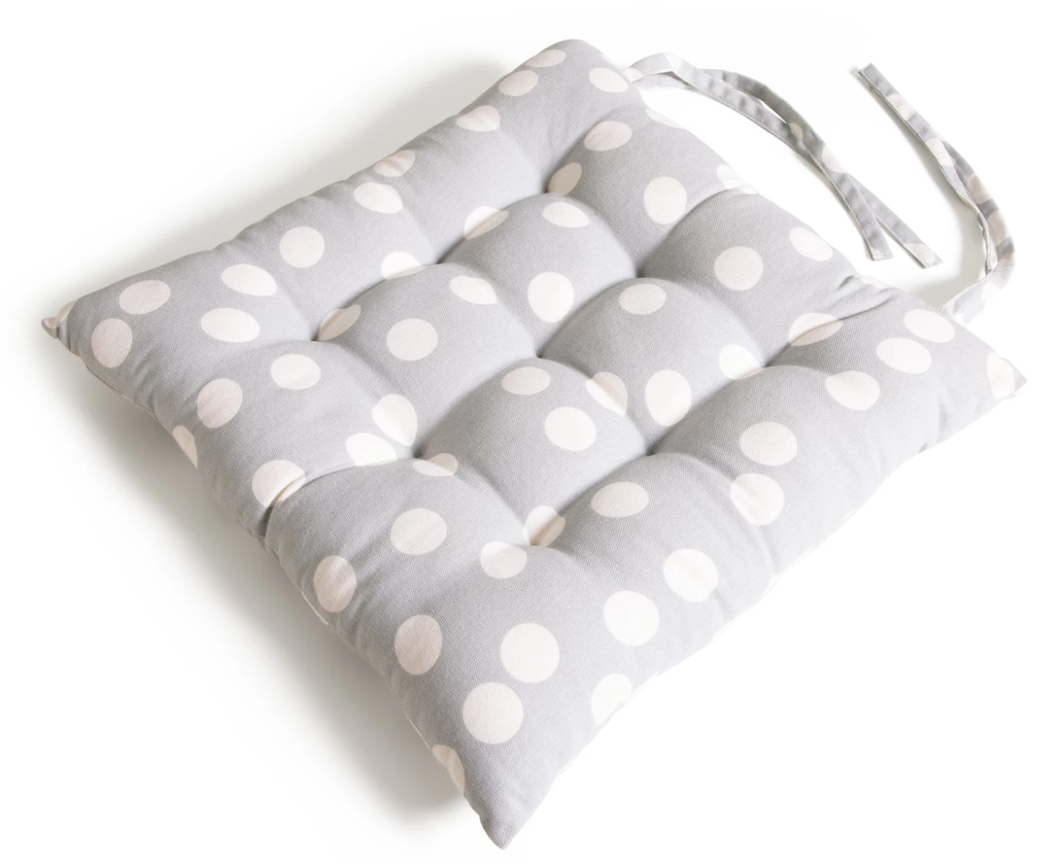 Habitat Spot Pack Of 2 Seat Cushion - Grey And White - Image 3